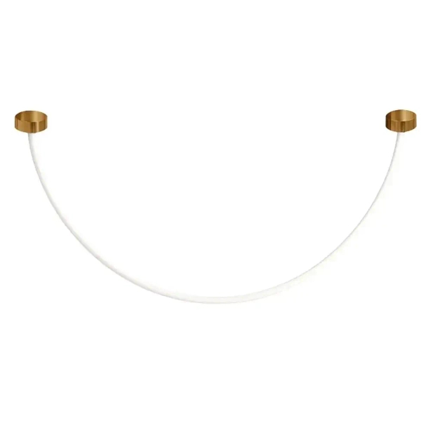 Zwisająca lampa liniowa Skyline LWSL-WW-2M LED 40W 3000K złoty biały