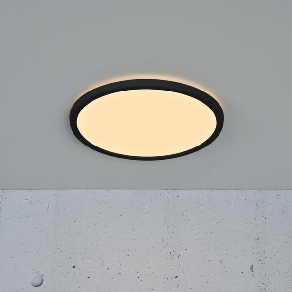 Łazienkowy plafon OJA 2015026103 LED 14,5W 3000-4000K IP54 czarny