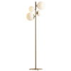 Stojąca lampa do przedpokoju Bloom 1091A17 Aldex molekuły beżowa