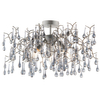 Sufitowa lampa ażurowa L&-190302 Light& hampton srebrna dymiona