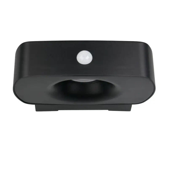 Elewacyjny kinkiet BILBAO R23336202 LED 7W 4000K IP44 z czujnikiem czarny