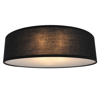 Lampa sufitowa CLARA CL12029-D30-BK okrągła klasyczna abażurowa czarna