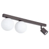 Lampa nasufitowa Tavira 41267 kule szklane tubka brązowa