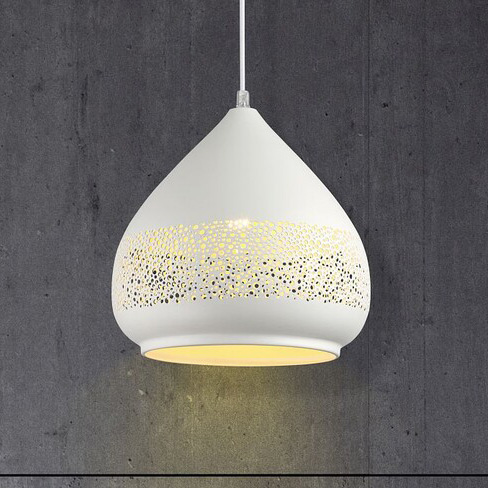 LAMPA wisząca KAIA 2279 Rabalux ażurowa OPRAWA zwis vintage biały