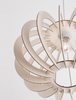Skandynawska lampa wisząca NOGALES LE42941 drewniana biała