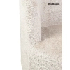 Tapicerowany fotel OSCAR MM001501100358 beżowy kubełkowy tkanina 70cm