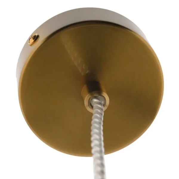 Szklana lampa wisząca GLOBO GLOBO-HD80306-G4 kula złota