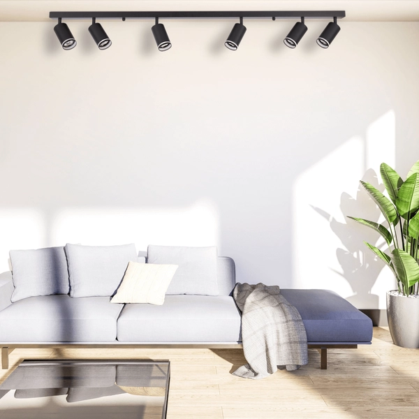 Lampa przysufitowa tubki PARIS 322364 regulowana czarny