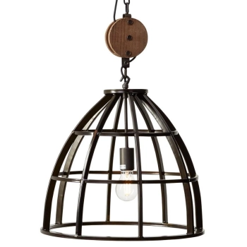 Loftowa wisząca lampa Matrix 93411/76 regulowana na łańcuchu czarny