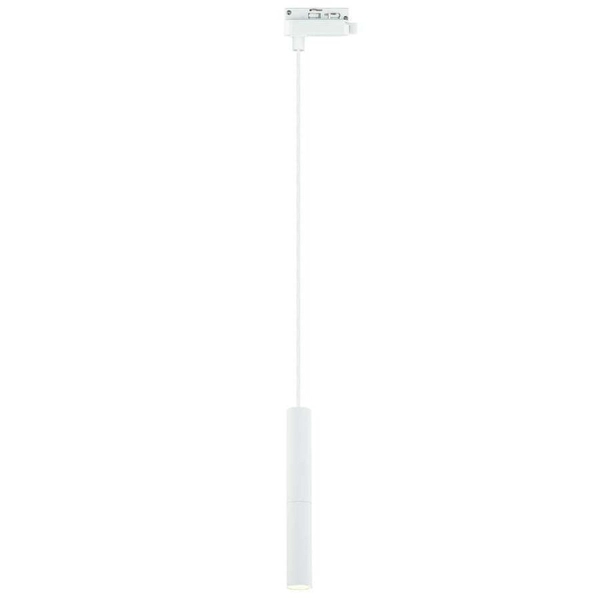 LAMPA wisząca Slimi S Bianco Track Orlicki Design metalowa OPRAWA do systemu szynowego 1-fazowego biała