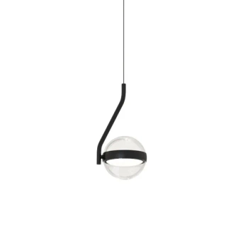 Lampa wisząca ASTRID czarna przezroczysta AZ7196 1xLED 7W 3000K kula