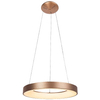 LAMPA wisząca CARMELLA 5055 Rabalux metalowa OPRAWA zwis LED 80W 4000K pierścień ring okrągły złoty