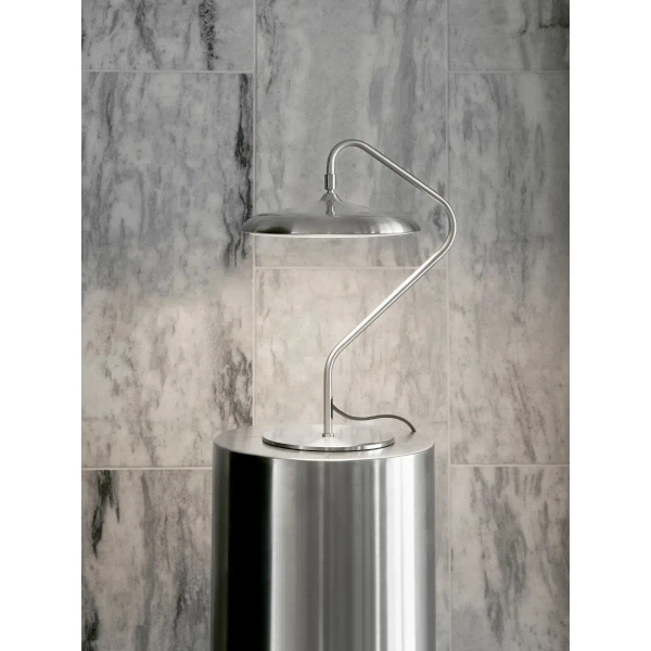 Ledowa stołowa lampa Artist 2520035034 LED 15W 3000K metalowy srebrny