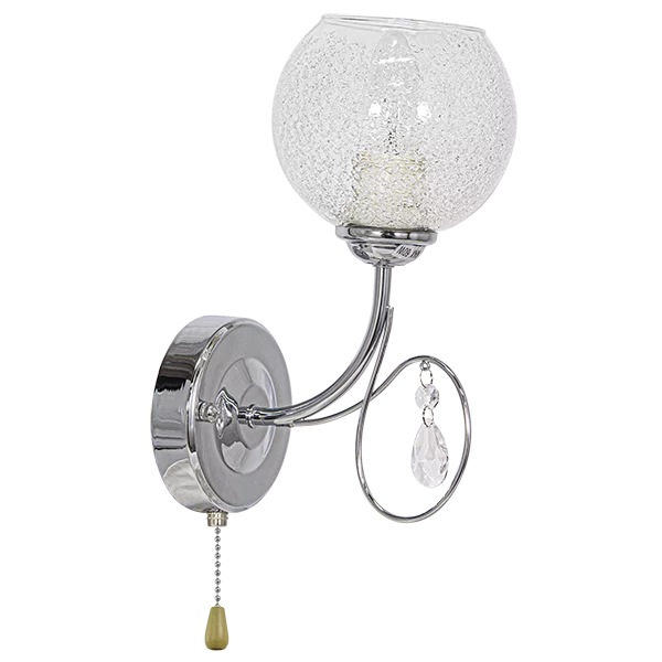 Glamour lampa ścienna 8823/1 8C kinkiet vintage chrom