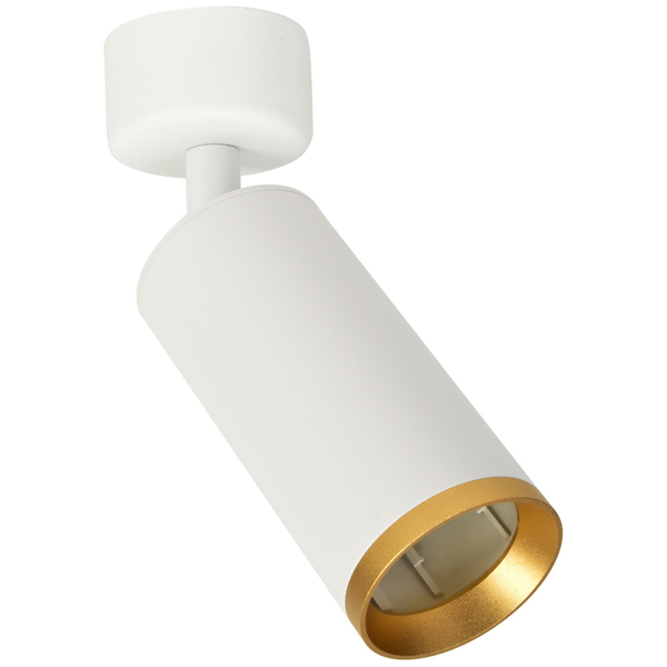 LAMPA sufitowa MICA ML6087 + ML6094 Milagro metalowa OPRAWA spot + pierścień biały złoty