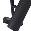 Zwisowa lampa Elti C021CL-02B tuby do jadalni czarne