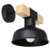 Loftowa lampa ścienna FARO MLP7455 Milagro do sypialni czarna