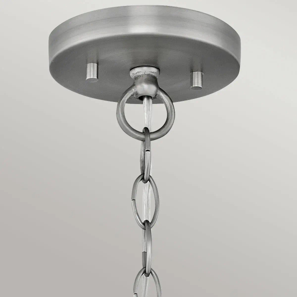 Kuchenna lampa wisząca Nash HK-NASH-P-AN marynistyczna nikiel biały