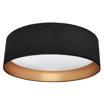 Okrągła lampa sufitowa RONDO BLACK ML7070 LED 18W 4000K czarna złota