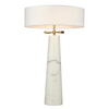 Lampka stojąca na biurko Bow T02114BR Cosmolight marmur mosiądz