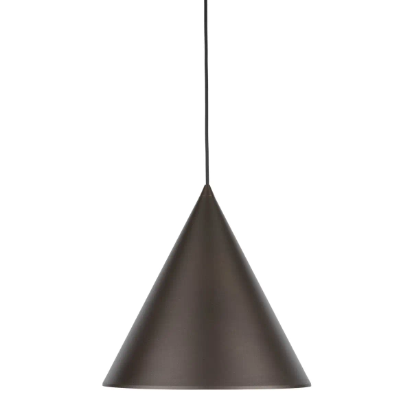 Trójkątna lampa wisząca nad stół CONO 10038 brązowy
