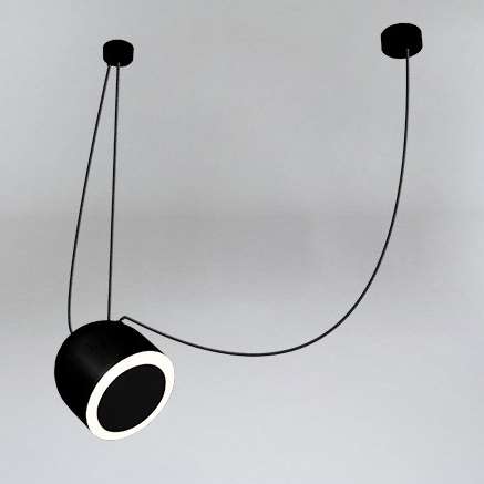 LAMPA wisząca DOBO 9035 Shilo metalowa OPRAWA zwis czarny