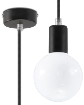 LAMPA wisząca SL.0152 OPRAWKA kabel przewód zwis czarny