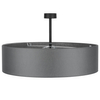 Okrągła lampa nasufitowa Rondo 4239 do kuchni round metalowa szara