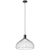 Druciana lampa wisząca Blacky 99392/06 nad stół czarny