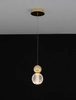 Wisząca lampa nowoczesna Ponce LED 4W 3200K balls złota crystal