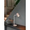 Stolikowa lampa z wtyczką MARLEY 512400165 różowa biała tuba 1xGU10