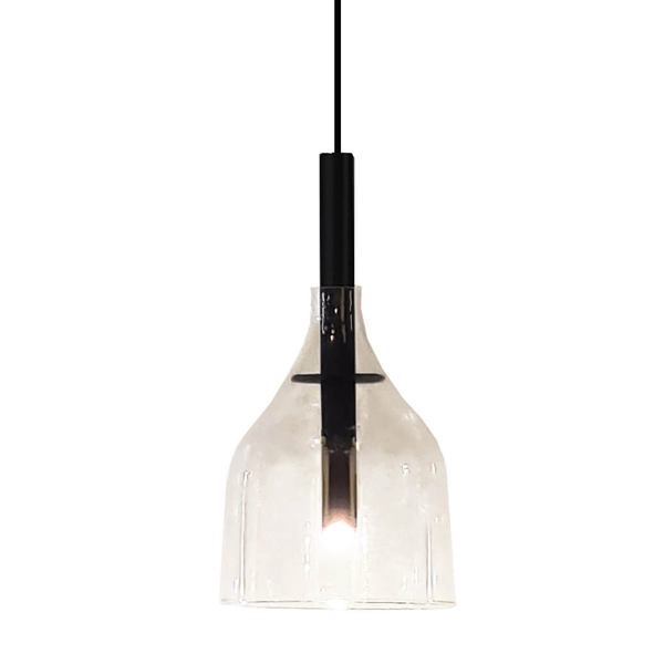 Lampa zwieszana Botor 5095 Shilo regulowana transparentna kuchenna czarny