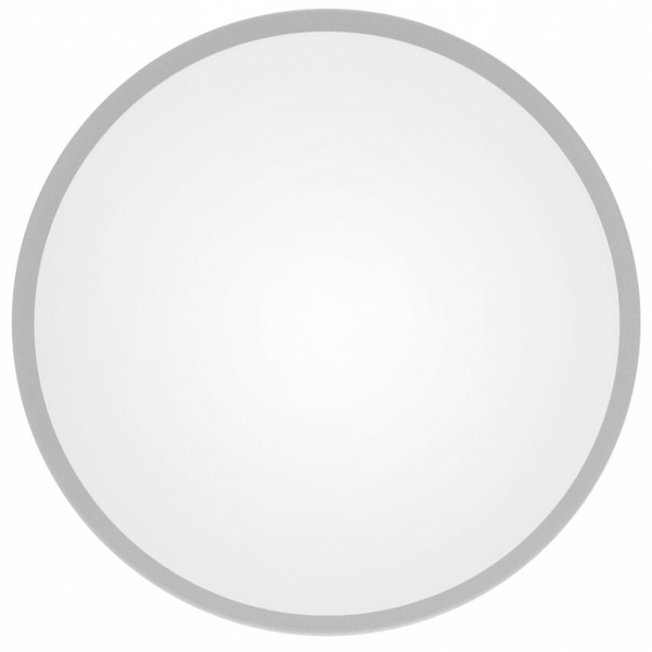 Okrągła lampa sufitowa 137623620750 LED 24W do pokoju szara