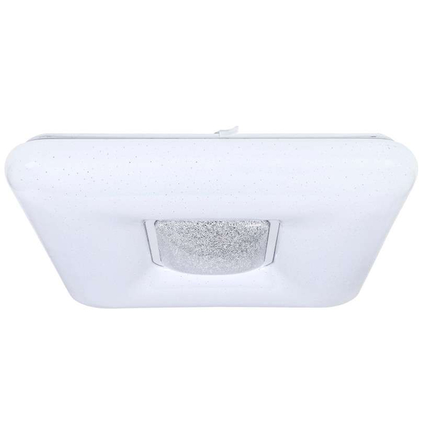 Plafon LAMPA sufitowa YAX ML4402 Milagro kwadratowa OPRAWA glamour LED 24W 3000K – 6000K z efektem gwiazd biała chrom