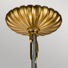 Wisząca lampa retro Adams FE-ADAMS-4P-BB Feiss przezroczysta mosiądz