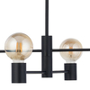 Wisząca LAMPA industrialna RADIUS 7931 Nowodvorski loftowa sufitowa sticks czarne