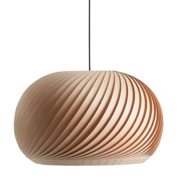 Wisząca lampa sypialniana Nature Light 1110G_L Aldex nad łóżko brązowa