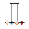 Wisząca lampa nad stół Nauti PND-37482-4-MLTI Italux do kuchni multikolor