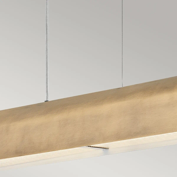 Podłużna lampa wisząca Arco HK-ARCO-LED-LP-117-HB LED 43W 3000K mosiądz