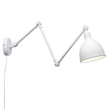 Biały kinkiet ruchomy Bazar 2827660-5007 By Rydens metalowy industrial