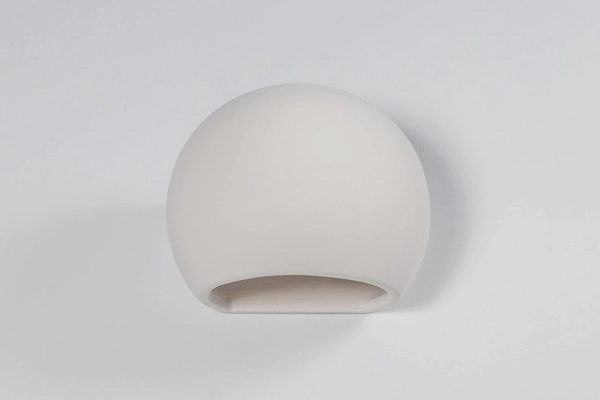 Kinkiet LAMPA ścienna SL.0032 przyścienna OPRAWA ceramiczna kula ball biała