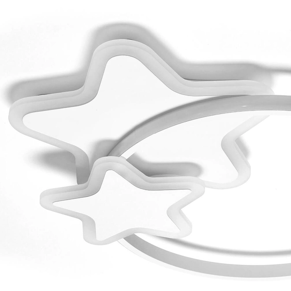 Lampa sufitowa dziecięca 416 Domeno LED 60W 2700K-6500K gwiazdy biała