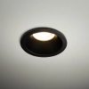 Minimalistyczny sufitowy spotlight Opti 10577 okrągła czarny