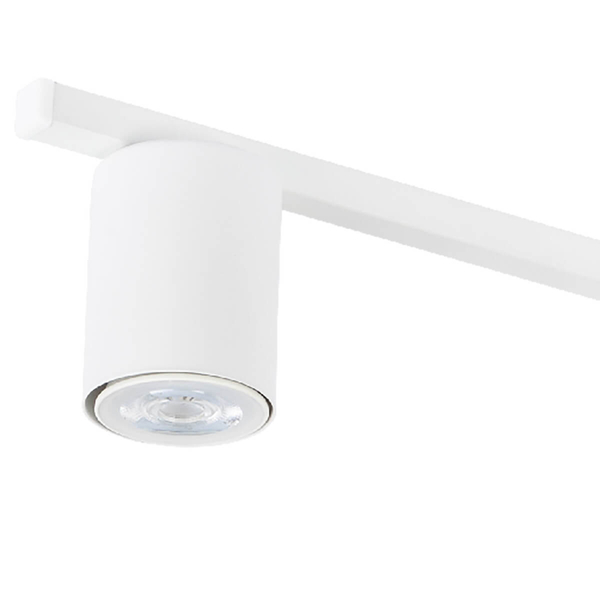 Lampa sufitowa z regulacją Logan 4571 tubki sople do jadalni biała