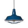 Lampa wisząca metalowa Retro ABR-RRP-N-E27 Abruzzo industrialna niebieski