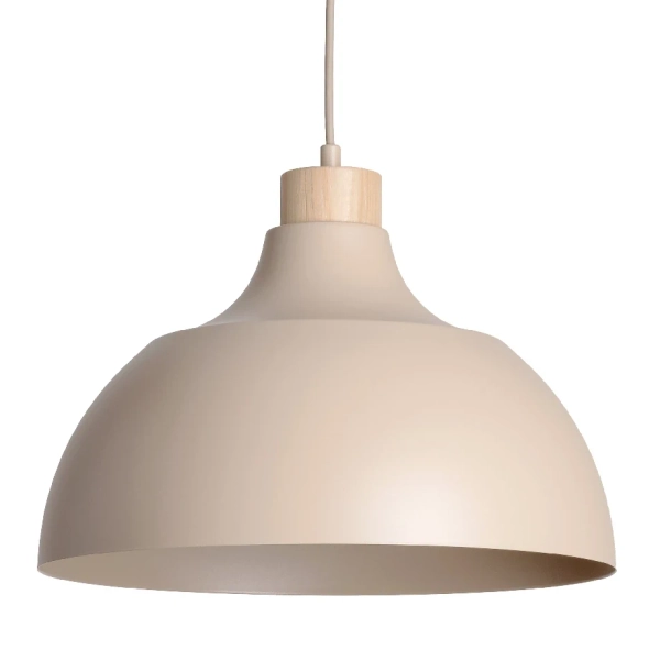 Skandynawska zwisająca lampa Cap Sabia 10656 do jadalni beżowa