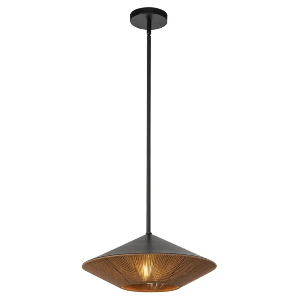 Wisząca lampa do kuchni Daphne ALM-DAPHNE-P-L-MB nad blat czarna