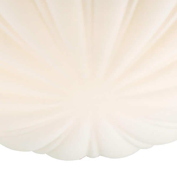 Lampa sufitowa Cafe CAF502 Dar Lighting muszelka szklana IP44 biała