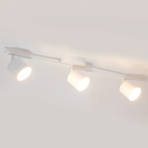 Nowoczesna lampa przysufitowa Mila 3 41348 tuby podłużna biały