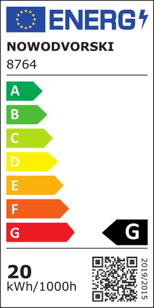 Sufitowa LAMPA tuba MILO 8764 Nowodvorski metalowa OPRAWA regulowana LED 15W 3000K do systemu szynowego 3 - fazowego czarna
